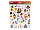 Halloween Classy matrica 15x17cm, többféle
