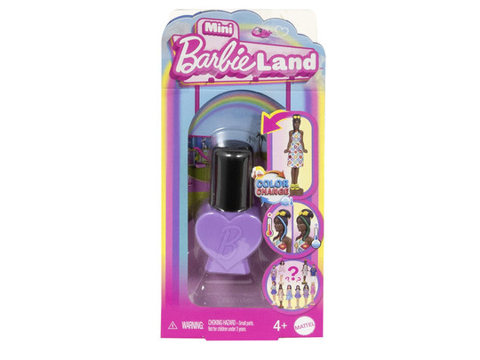 Barbie mini BarbieLand - meglepetés a körömlakkban baba