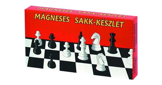 Mágneses sakk készlet, 25x25 cm táblaméret