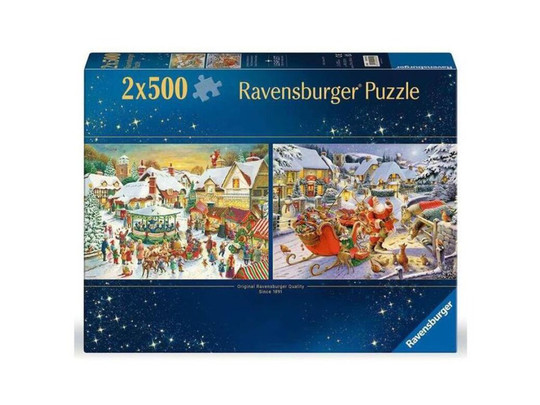 Puzzle 2x500 db - Karácsonyi kollekció no1