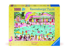 Puzzle 1000 db - Flamingó park