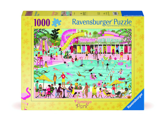 Puzzle 1000 db - Flamingó park
