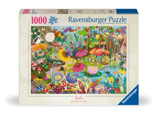 Puzzle 1000 db - Virágos kert