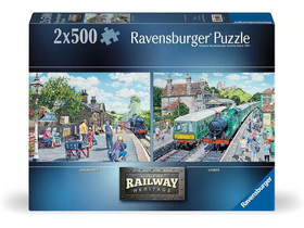 Puzzle 2x500 db - Vasút no1