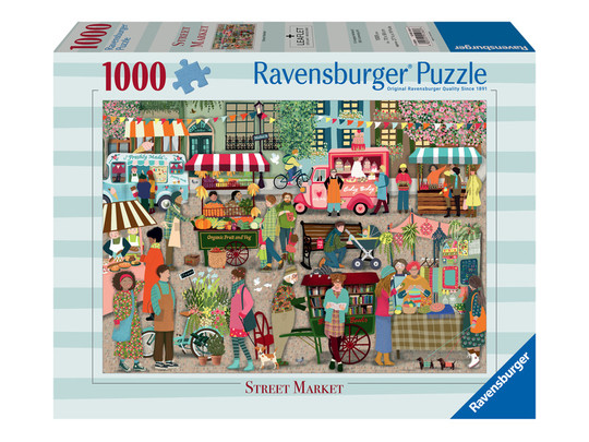 Puzzle 1000 db - Utcai piac