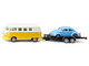 VW T1 utánfutóval