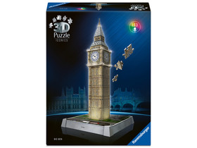 Puzzle 3D 216 db - Big Ben világító