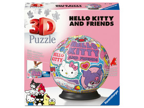 Puzzle 3D 72 db - Hello Kitty és barátai