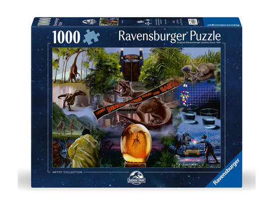 Puzzle 1000 db - Jurassic park