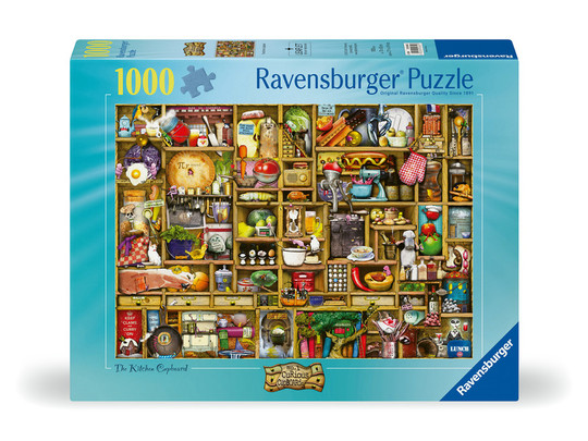 Puzzle 1000 db - Kíváncsi konyhaszekrény
