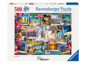 Puzzle 500 db - Képeslapok