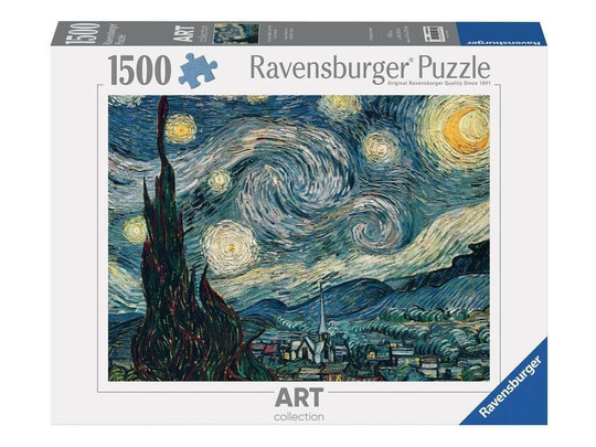 Puzzle 1500 db - Van Gogh:Csillagos éj