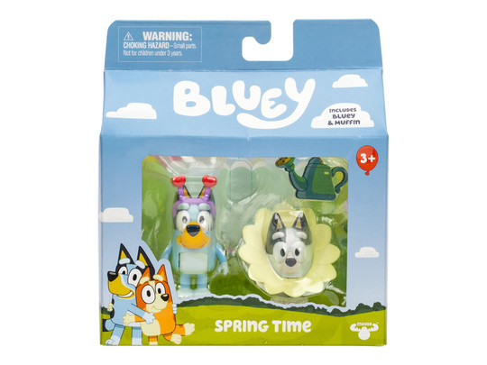 Bluey Figura Dupla Csomag Tavasz