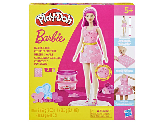 Play-doh Barbie szívek és hajkorona
