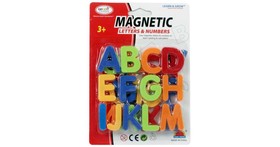 Mágneses betűk vagy számok 4 cm - többféle