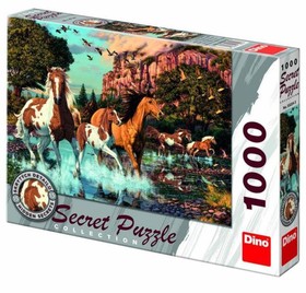 Puzzle 1000 pcs, titkos - Lovak 532649