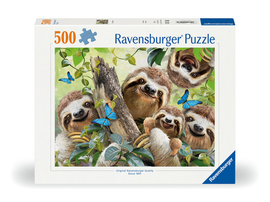 Puzzle 500 db - Lajhár szelfi
