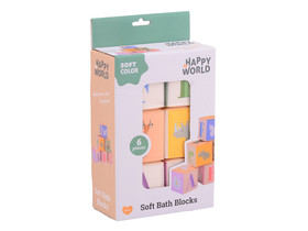Happy world fürdõkockák 6 db/csomag