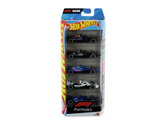 Hot wheels kisautók: F1 5 darabos szett