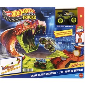 Hot Wheels Monster Trucks kígyómarás pályaszett
