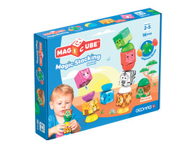 Geomag Magicube Blocks Stacking Szafari 16 db