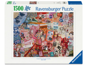 Puzzle 1500 db - Utazás Tokióba