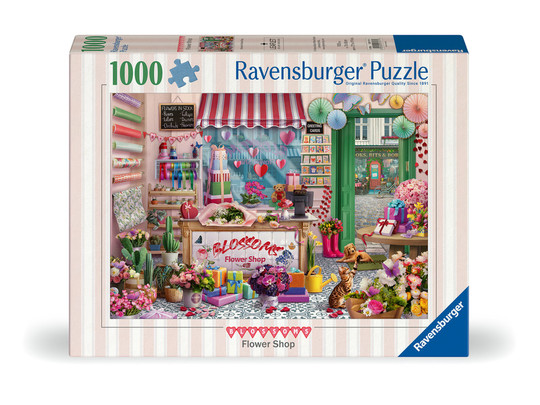 Puzzle 1000 db - Blossoms virágboltja