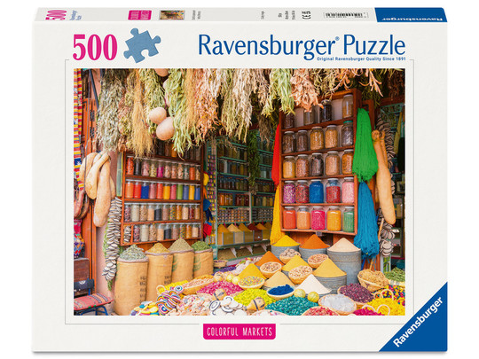 Puzzle 500 db - Színes fûszerek, Marokkó