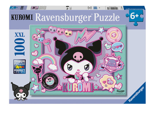 Puzzle 100 db - Hello Kitty Kuromi
