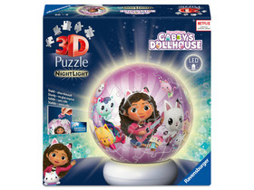 Puzzle 3D - Gabi babaháza éjjeli fény