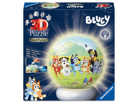 Puzzle 3D 72 db - Bluey éjjeli fény