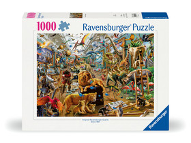 Puzzle 1000 db - Káosz a galériában