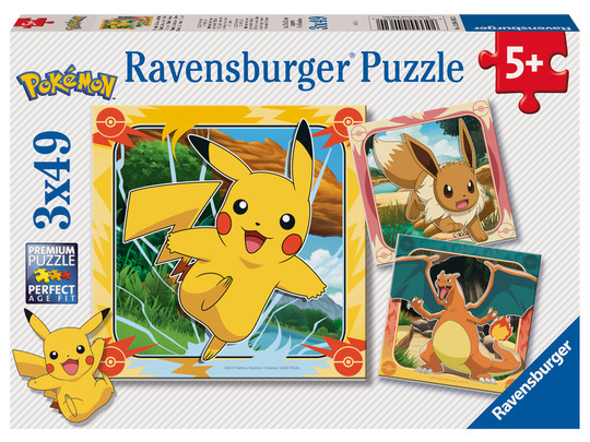 Puzzle 3x49 db - Pokémon