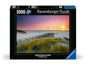 Puzzle 1000 db - Naplemente Amrum felett