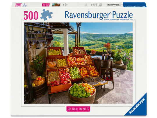 Puzzle 500 db - Gyümölcspiac, Horvátország