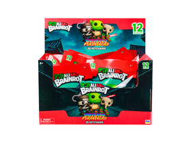 Brainrot kulcstartó meglepetés figura+1 mini poszter tasakban