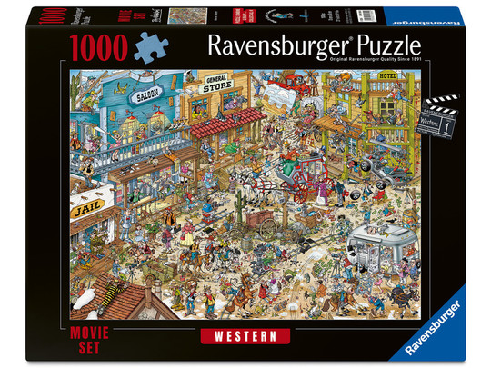 Puzzle 1000 db - Western filmforgatás
