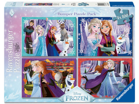 Puzzle 4x100 db - Frozen