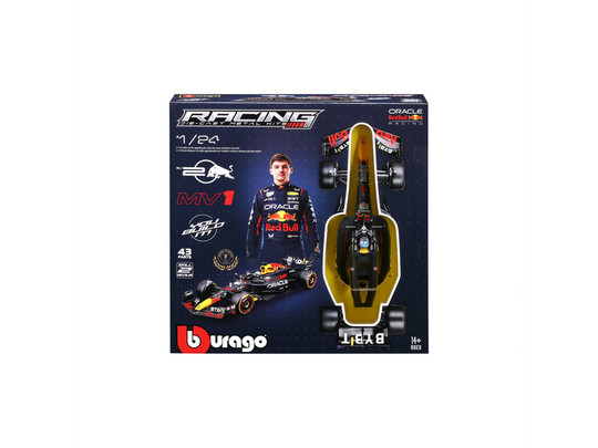 Bburago 1/24 F1 KIT versenyautó pilótával - Red Bull/Verstappen