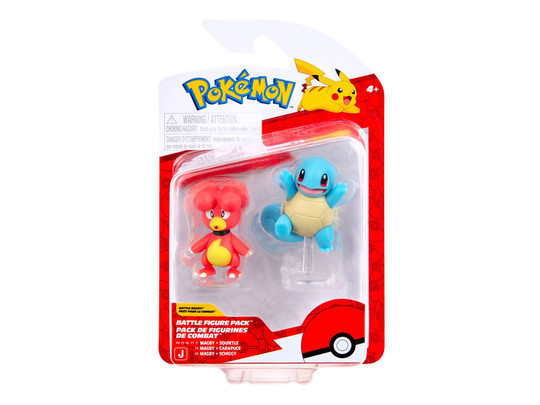 Pokémon 2 db-os figura csomag - Magby és Squirtle