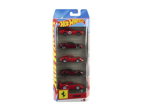 Hot Wheels  kisautó - Ferrari 5db-os szett