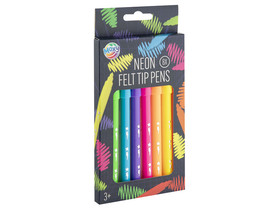Neon filcek 8 db
