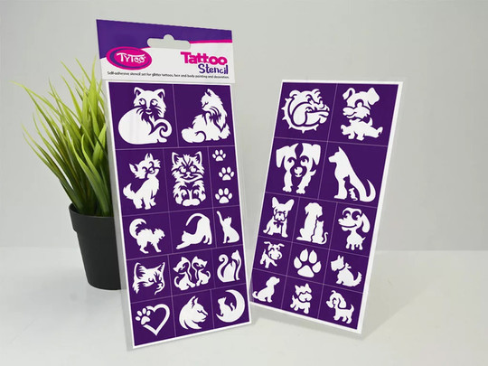 Cats & Dogs - Kutyák és macskák sablon szett