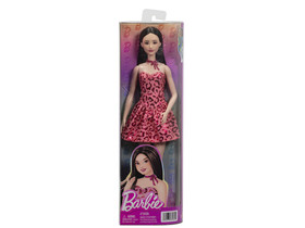 Barbie fashionista barátnõk pink párducmintás ruhában