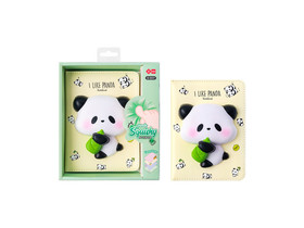 Pandás squishy füzet 128 oldalas