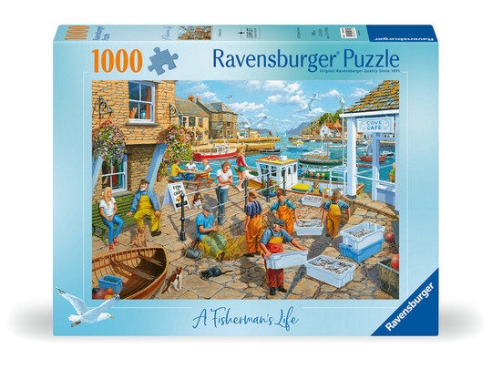 Puzzle 1000 db - Horgászok élete