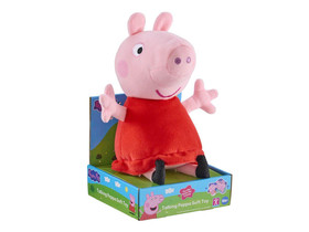 Peppa Malac: Peppa piros ruhában plüssfigura hangeffekttel