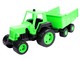 Mûanyag traktor utánfutóval 68 cm - többféle