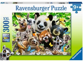 Ravensburger: Puzzle 300 db - Vadvilág-szelfi