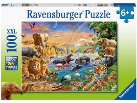 Ravensburger: Fürdés a vízben 100 darabos puzzle